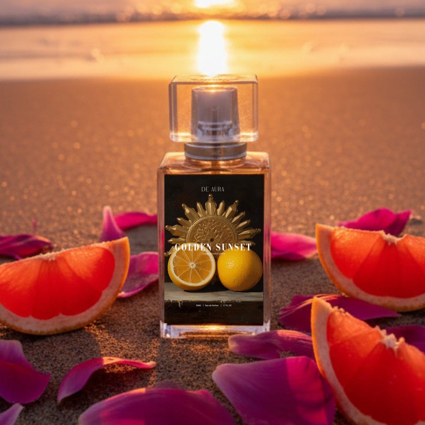 Golden Sunset | 24-Hour Radiance | Oil-Based Perfume | 50ml